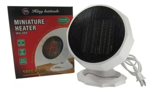 Mini Calentador De Ambiente Y Ventilador Con Control Remoto