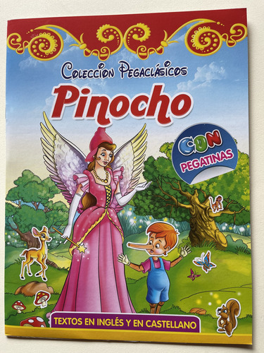 Pinocho: N/a, De Carlo Collodi. Colección Pegaclásicos Editorial Brijabasi Art Press, Tapa Blanda, Edición 1 En Español/inglés, 2013