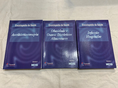 Livro - Enciclopedia Da Saúde Volume 1 2 4  - Infecção Obesi