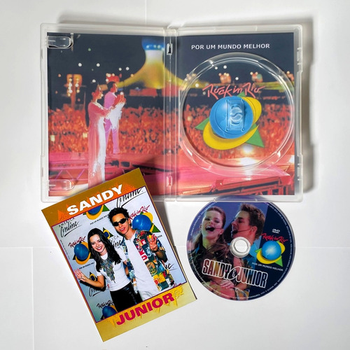 Dvd Sandy E Junior Sonho Real Dig Dig Joy E Rock In Rio