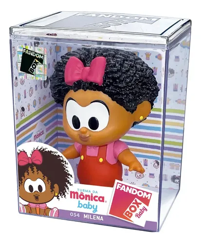 Boneco Milena Turma Da Monica Fandom Box 12cm Colecionável