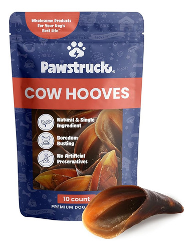 Pezuñas De Vaca Naturales Pawstruck Para Perros - Made In Th