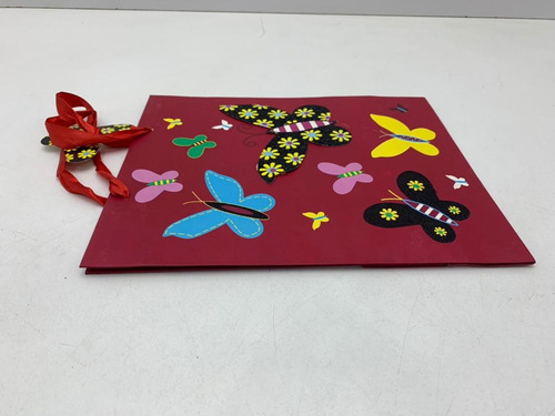 Imagen 4 de 5 de Bolsa Regalo Motivo Mariposa Grande In. 6748 Salida 1.3 Xavi