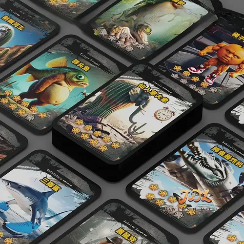 Kit Tung Tung Sahur: 2 Caixas De 40 Cartas De Combate