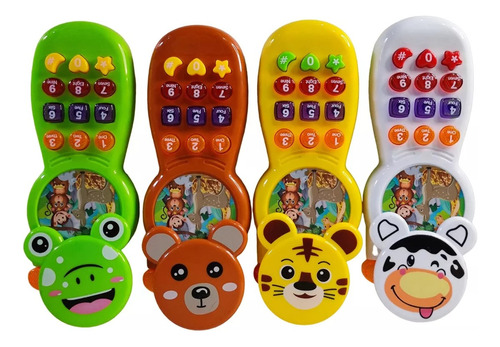 Juguete Telefono Niños Plastico Diferentes Tonos Melodias