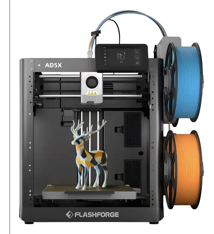 Impressora 3D Flashforge Ad5x Preto Fdm Multimaterial Filamento 1.75mm