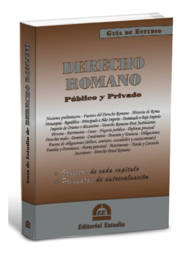 Guía De Estudio De Derecho Romano Público Y Privado