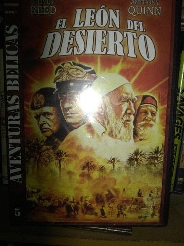 Dvd Original Oliver Reed Anthony Quinn El Leon Del Desierto