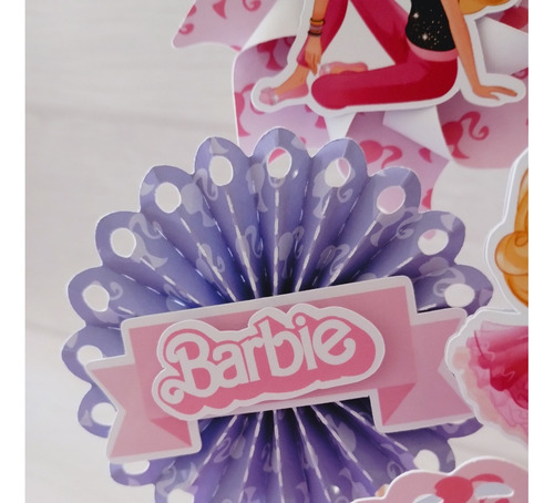 Centros De Mesa Personalizados Barbie