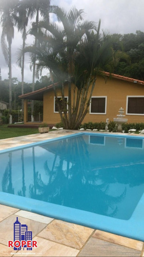 Imagem 1 de 23 de Belissima Chácara De 1.690 M² Com Piscina À Venda Em Arujá. - Ch00977 - 69471045