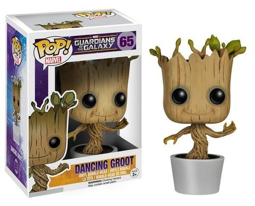Funko Pop Dancing Groot Guardianes De La Galaxia #65 Marvel (Usado)