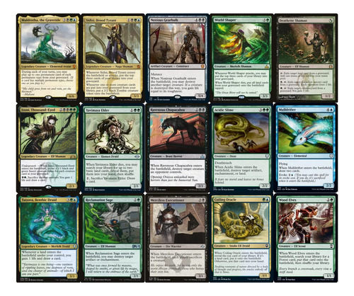 Baraja Edh Elite Graveyard - Muldrotha Dredge - Verde Negro