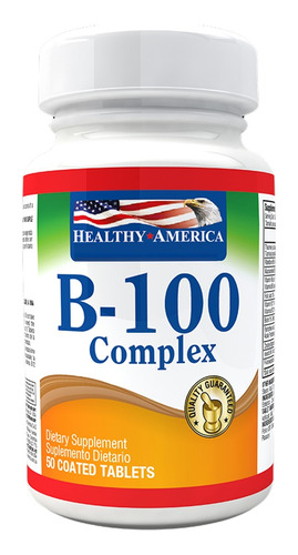 B-100 B100 Complex 50 Tabletas Healthy America