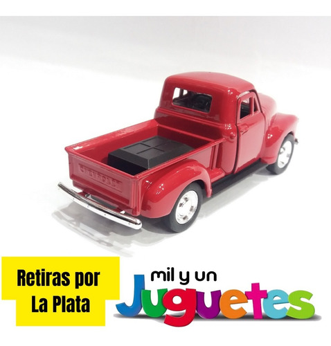 Imagen 4 de 8 de Chevrolet 3100 Pick Up 1953 De Metal Welly La Plata