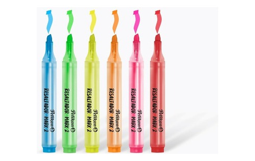 Marcadores Resaltador Pelikan Mark2 Redondo Verde X 10 Verde