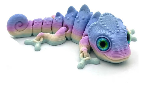 . Figuras De Camaleón Con Impresión 3d, Juguete Móvil Modelo