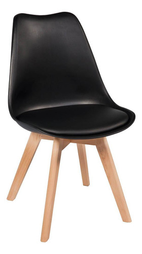 Cadeira Charles Eames Leda Luisa Saarinen Design Wood Estofa