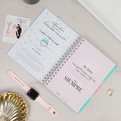 Imagen 3 de 9 de Agenda Para Novia - Modelo Nuestra Boda