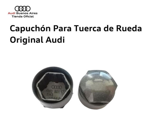 Imagen 3 de 6 de Capuchon Para Tuerca De Rueda Audi 4m0-601-173-d