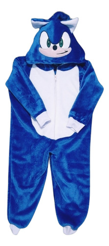 Pijama Enterizo Mameluco Invierno Sonic