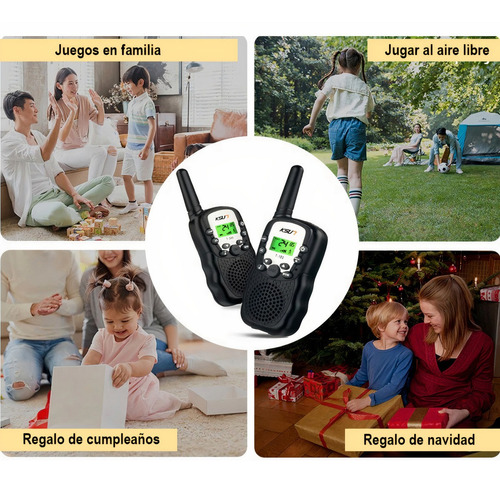 Imagen 7 de 10 de Radio Comunicador Boquitoquis Niña Y Niño X2 Recargable