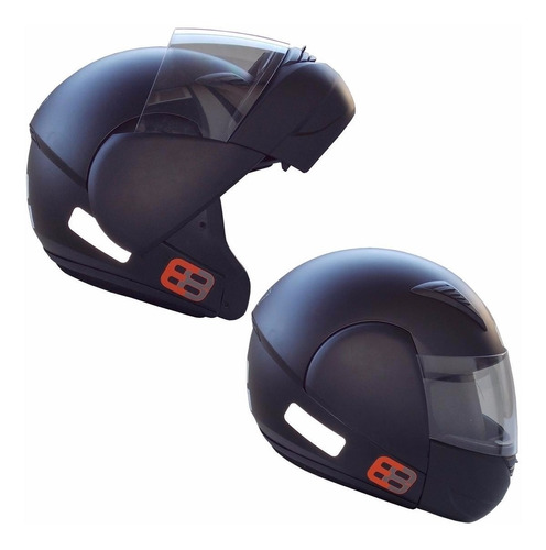 Capacete Ebf E8 Articulado C/viseira Extra Fume/espelhada