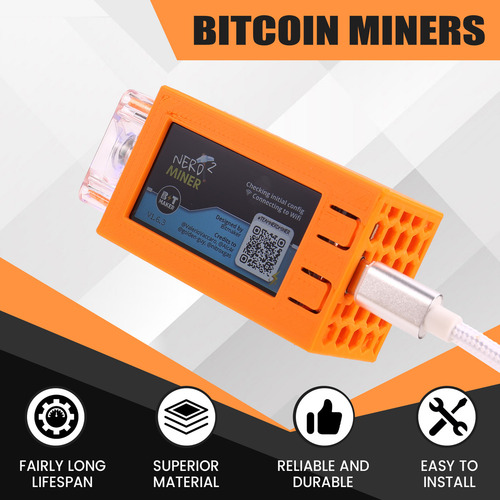 Js Para Nerdminer V2 Pro Miner 78kh/s Bitcoin Lottery Miner