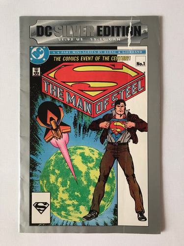 Superman The Man Of Steel #1 Dc Silver Edition Comics 1986 (Usado)