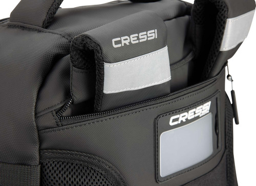 Mochila De Viaje Cressi Malpelo 40 Lt Color Negro Diseño De La Tela Lisa
