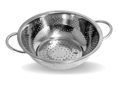 Escorredor De Macarrão Legumes Multiuso 28cm Inox Ke Home
