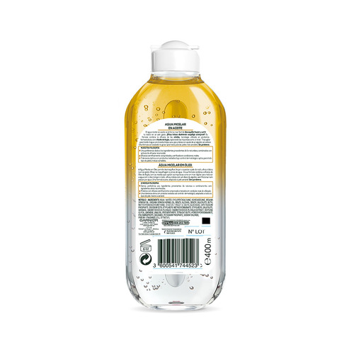 Imagen 2 de 2 de Agua micelar bifásica Garnier Skin Active 400 ml
