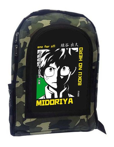 Mochila Camuflada My Hero Academy A135