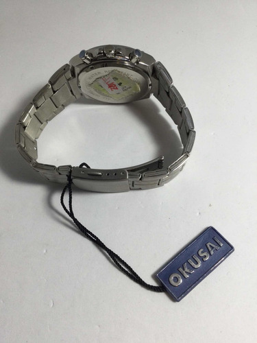 Reloj Okusai Línea Guillermo Vilas Cronógrafo Quartz Gv2611m