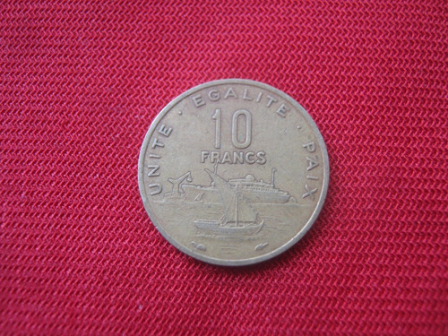 Yibuti 10 Francos 1989