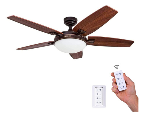 Honeywell Carmel - Ventilador Techo 48" LED Control Remoto
