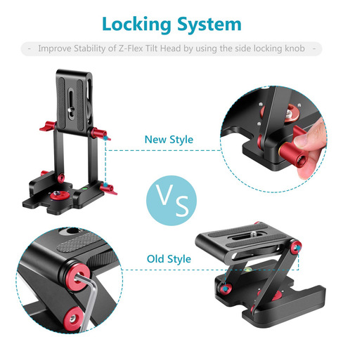 Cabezal De Trípode Neewer Z-flex Tilt Head Tipo Z Para Cámar