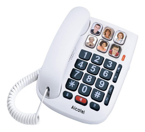 Telefone Alcatel TMAX 10 fixo - cor branco