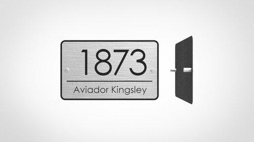 Imagen 8 de 10 de Placa Negra Trasera Para Domiciliaria + Kit De Instalación