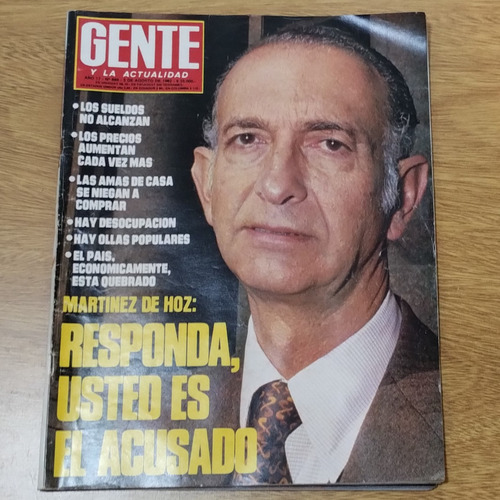 Revista Gente Año 17 N°889 Agosto 1982