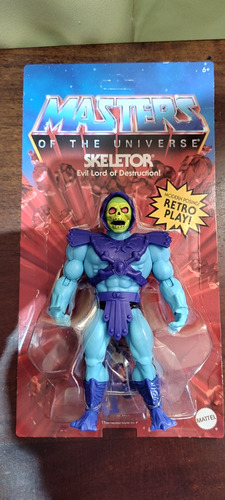 Skeletor Motu Origins Original Mattel Abierto Completo Carto