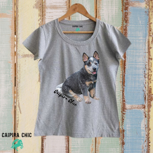 Imagem 4 de 4 de Camiseta Blue Heeler, Caipira Chic