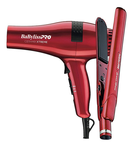 Set De Plancha Alisadora Y Secador De Pelo Babylisspro Cepp1