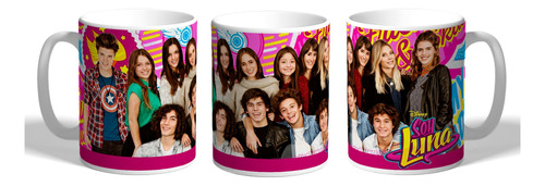 Taza Soy Luna De Plástico