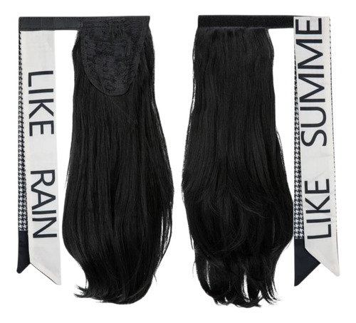 Coleta Extensión Ponytail Cola De Caballo+ Pañuelo P041 1b