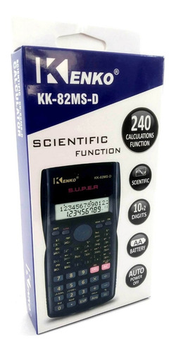 Imagen 6 de 9 de Calculadora Cientifica Kenko Kk-82ms-d 240 Funciones 10 Dig