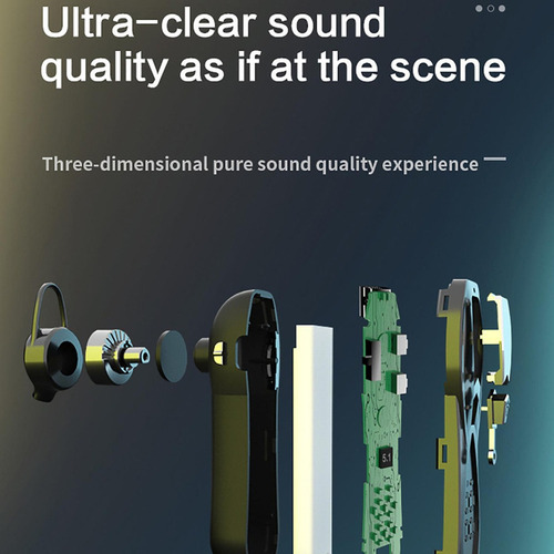 Fone De Ouvido Bluetooth Sem Fio Unilateral Com Saída D
