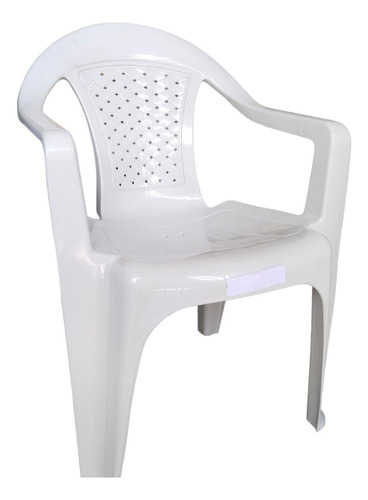 Silla Plastica Confort Con Brazos