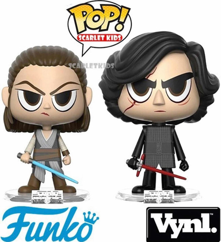 Funko Pop Rey Y Kylo Ren Star Wars Nuevo