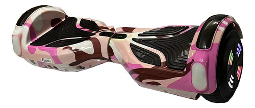Skate Elétrico Hoverboard Overboard Roveboard Led Bluetooth Cor Rosa-pálido