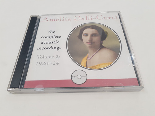 Complete Acoustic Recordings 2, Galli-curci 2cd 1993 Uk Mint